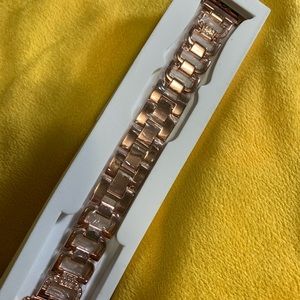 Rose Gold Bling Apple Watch Band
